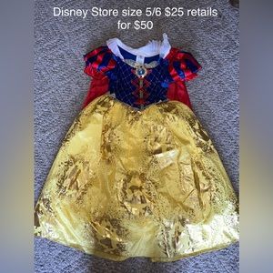 Disney Store Sz 5/6 Snow White Costume